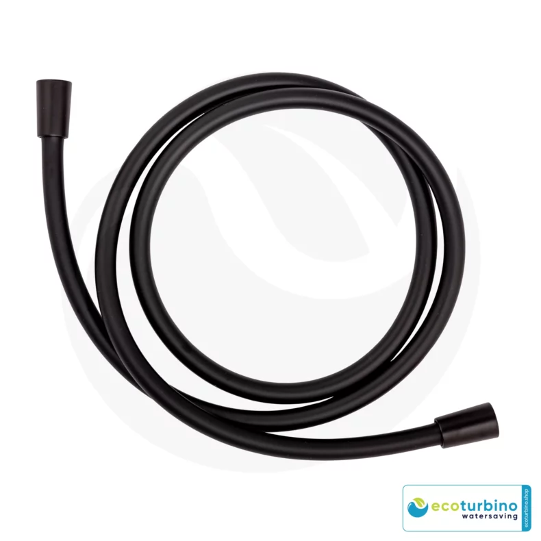 Shower Hose | Hand Shower Hose | Replacement Hose for the Shower Cabin by ecoturbino® | black