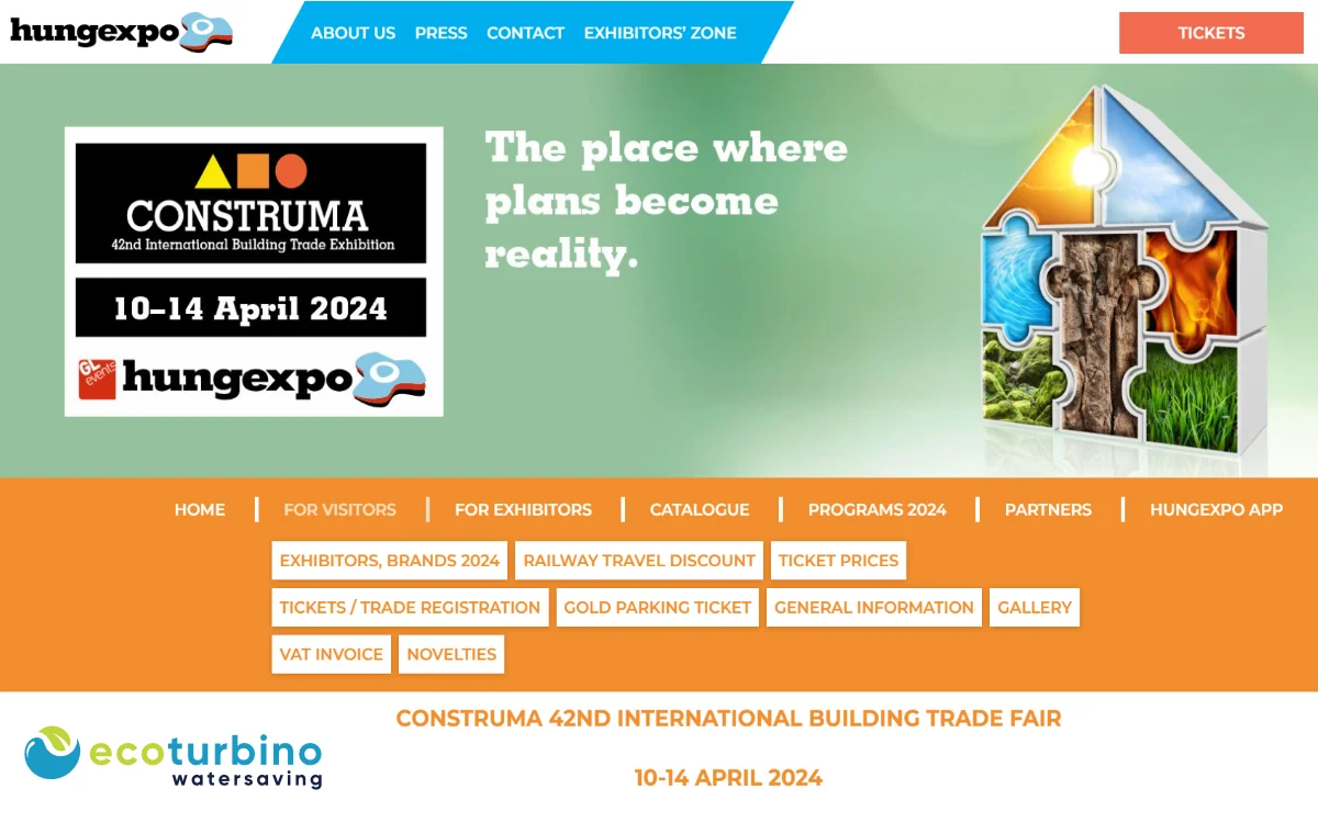 Construma 2024 | INTERNATIONAL BUILDING TRADE FAIR | ecoturbino