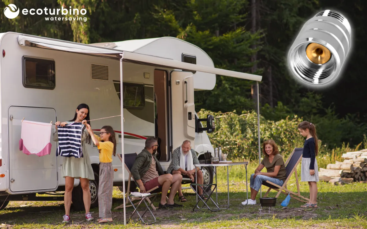 Campsite profit increase | ecoturbino water and energy saving